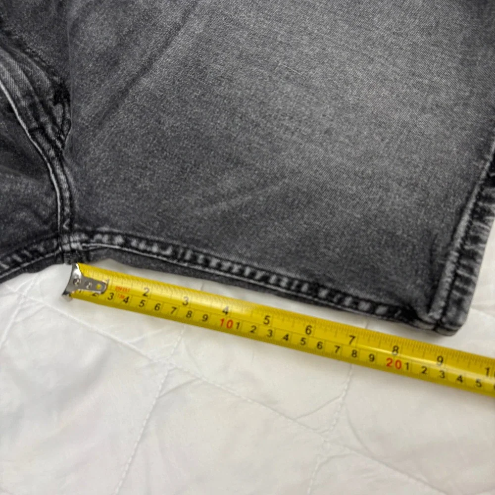 Levis 511 Slim Fit Denim Shorts Mens 42‎ Washed Black Gray Stretch Jean Shorts